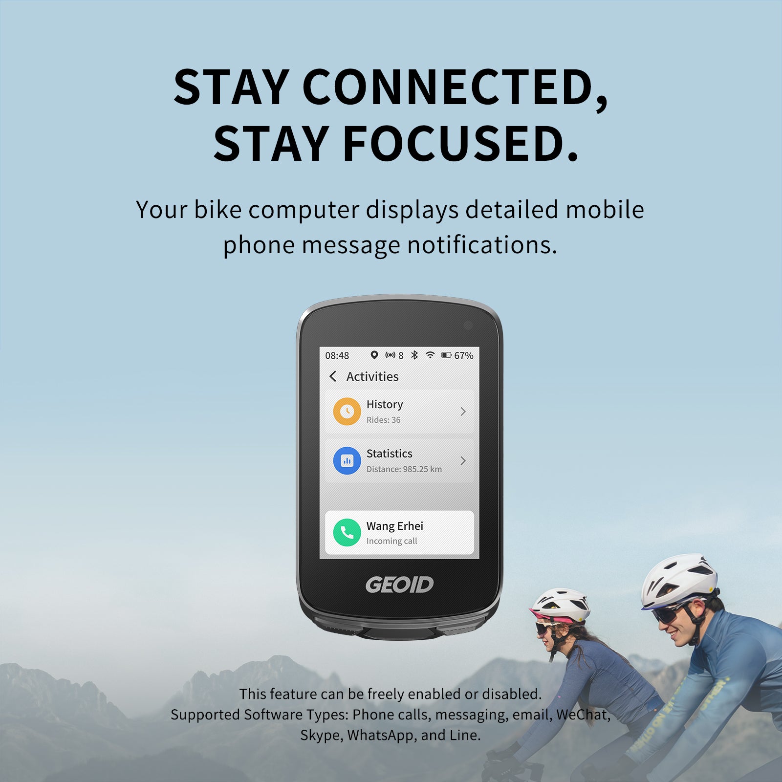 新品未使用_GEOID CC700 サイクルコンピューター 本体 GEOID CC700 Pro Bicycle Computer Touchscreen GPS Bike Speedometer