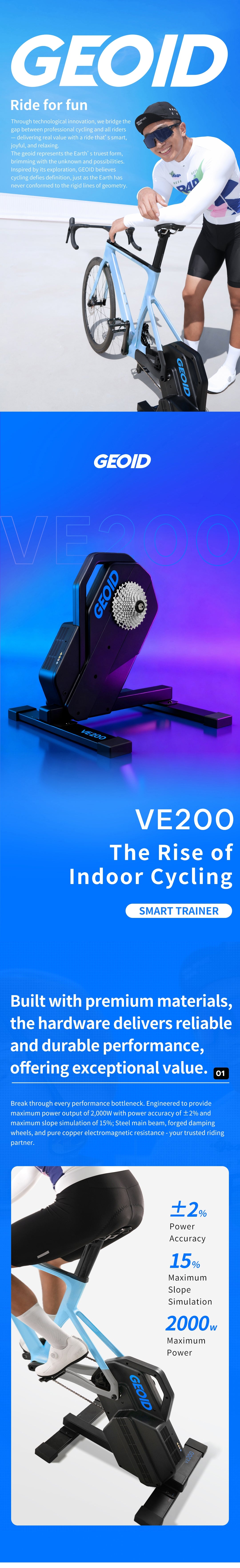 GEOID VE200 Smart Cycling Trainer – geoidsports