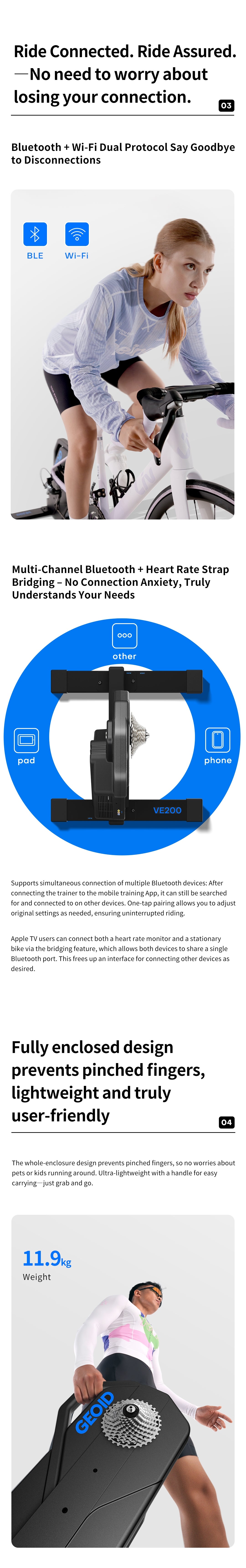 GEOID VE200 Smart Cycling Trainer – geoidsports